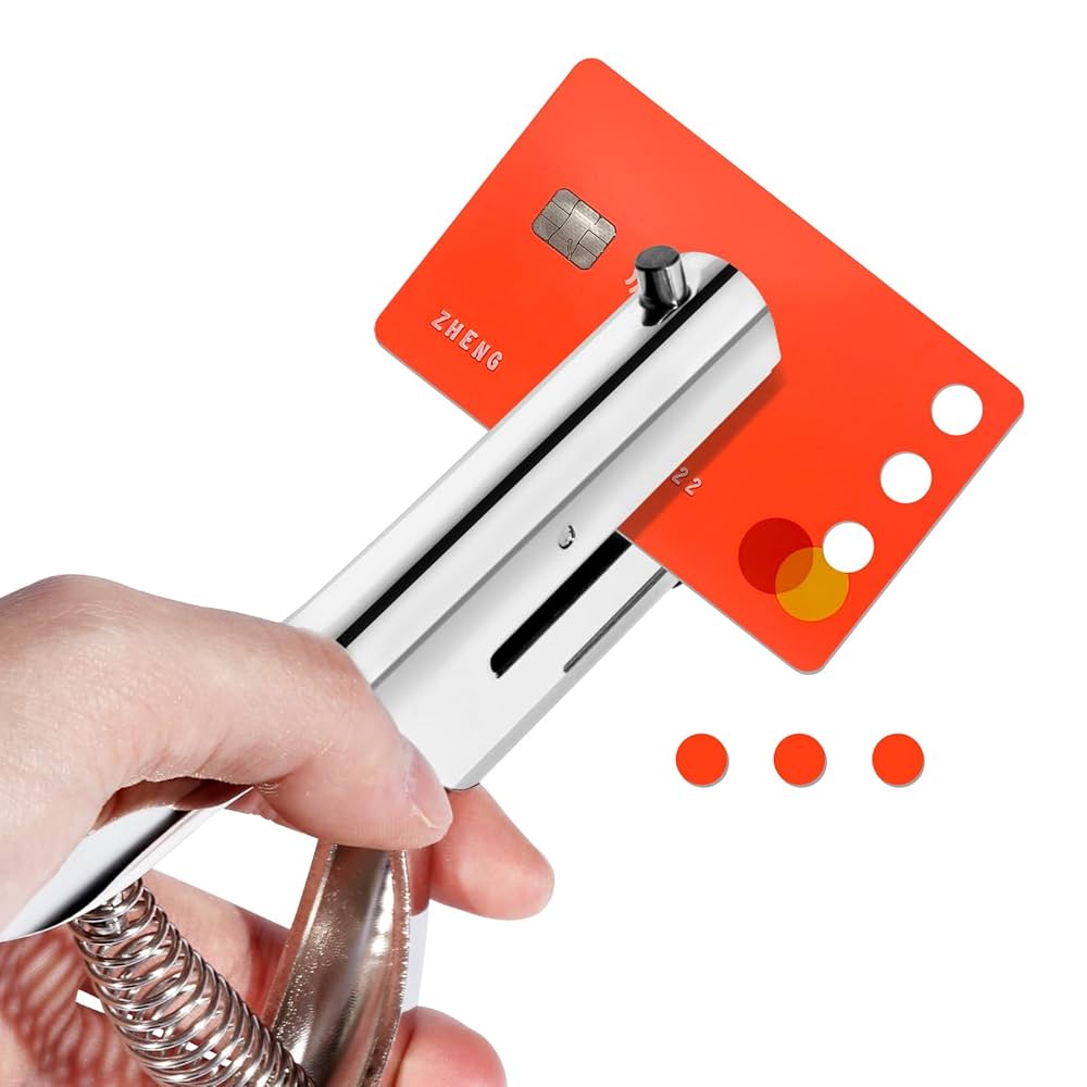 Amazon.co.jp: 穴あけパンチ 1穴 単穴6mm 深穴 深さ53mm 事務器